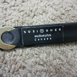 Suzi Roher Accessories - Suzi Roher Leather Belt Brass Medallions Medium Suzi Roher Accessories - Suzi Roher Leather Belt Brass Medallions Medium